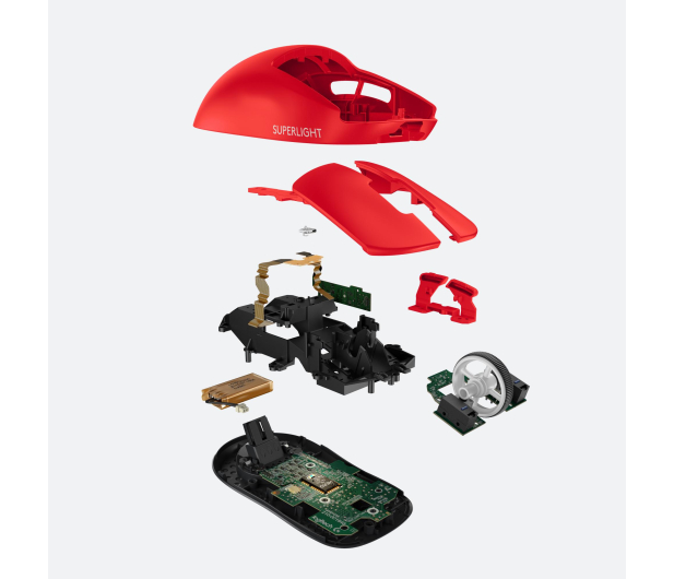Logitech G PRO X Superlight czerwona - 1080188 - zdjęcie 7